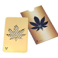 Credit Card Grinder, Leaf - Goud